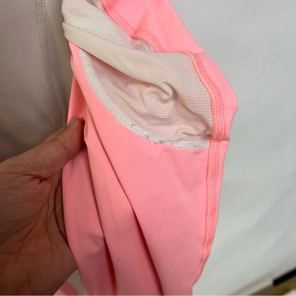 Lululemon Beach Runner Jacket Dune Bleached Coral White Workout Size 12 - Picture 10 of 12